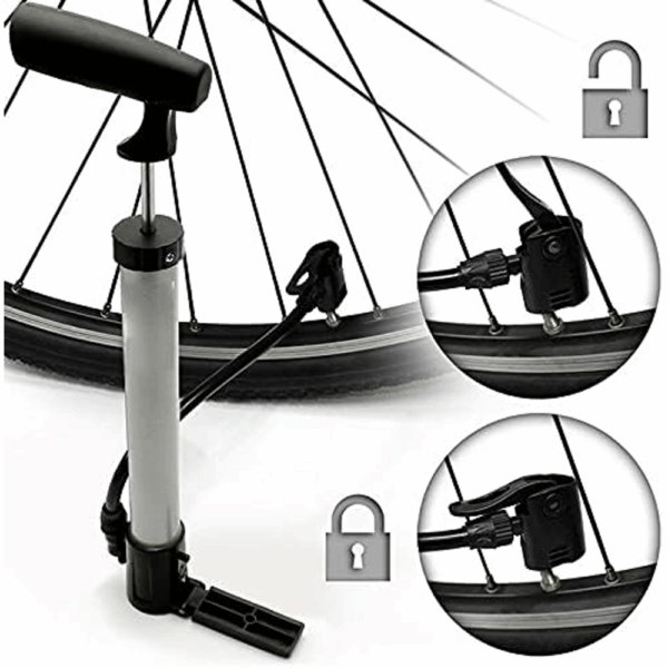 BICYCLE AIR PUMP - FRAME MOUNT - MULTIPLE COLORS - Image 4